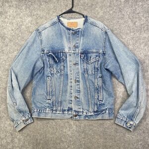 Vintage Levis Type 3 Denim Jacket Distressed Mid 80's? USA Made